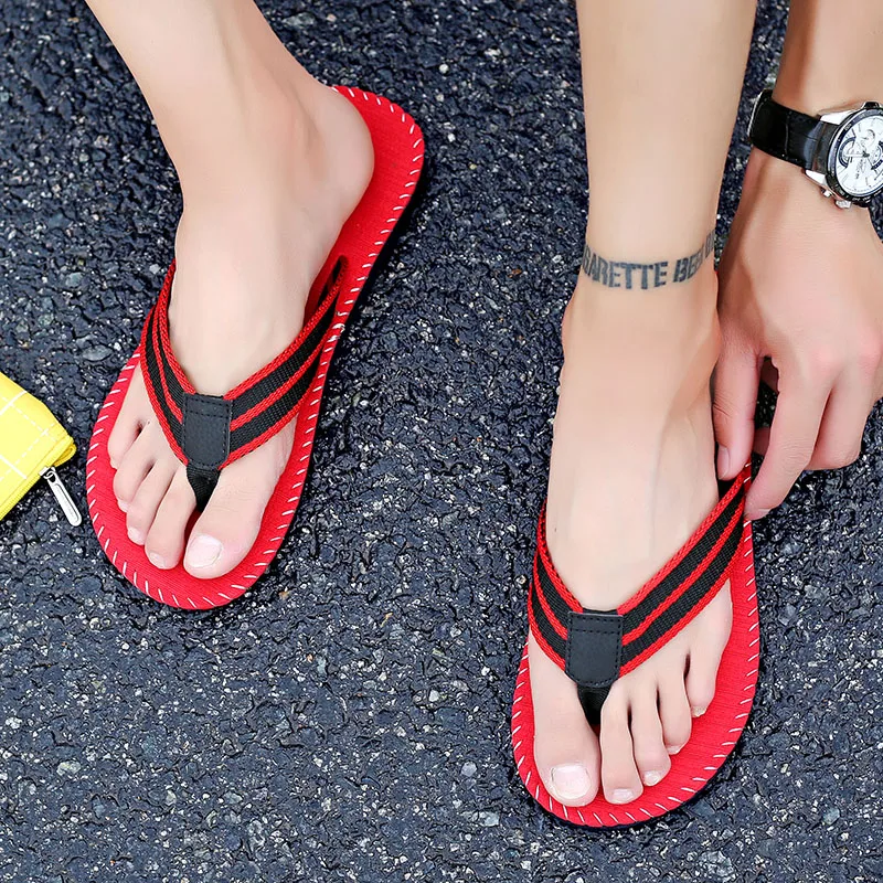 Мужские Вьетнамки Мужская обувь Летние повседневные шлепанцы модная в