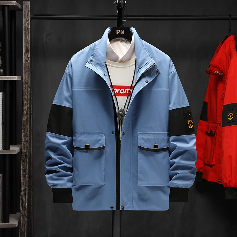 Новинка 2020 Мужская/Женская куртка весна осень хлопковая ветровка пилот пальто