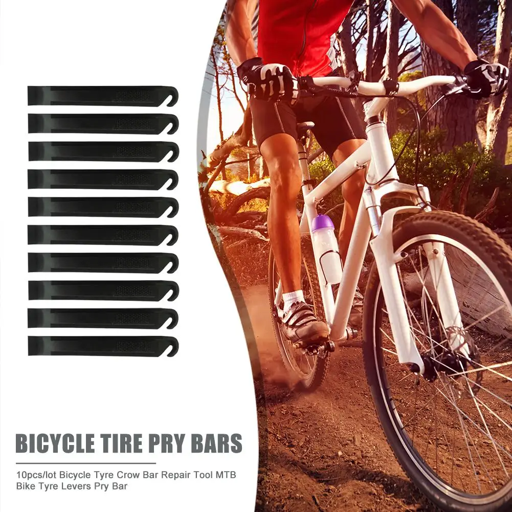 

Hot Sale Bicycle Tire Pry Bars Multi-function 10pcs/lot Bicycle Tyre Crow Bar Repair Tool Cycling Bike Tyre Levers Pry Bar