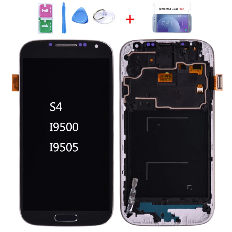 Для Samsung Galaxy S4 i9505 i9500 i337 ЖК дисплей кодирующий преобразователь сенсорного экрана