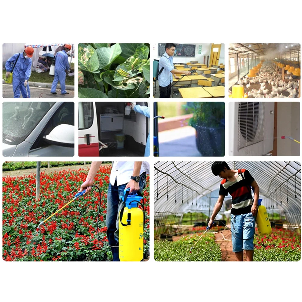 

3L Pressure Sprayer Bottle Garden Sprayer with Shoulder Strap Gardening Tool Outdoor Plant Flower Watering Spray Tools Brand New