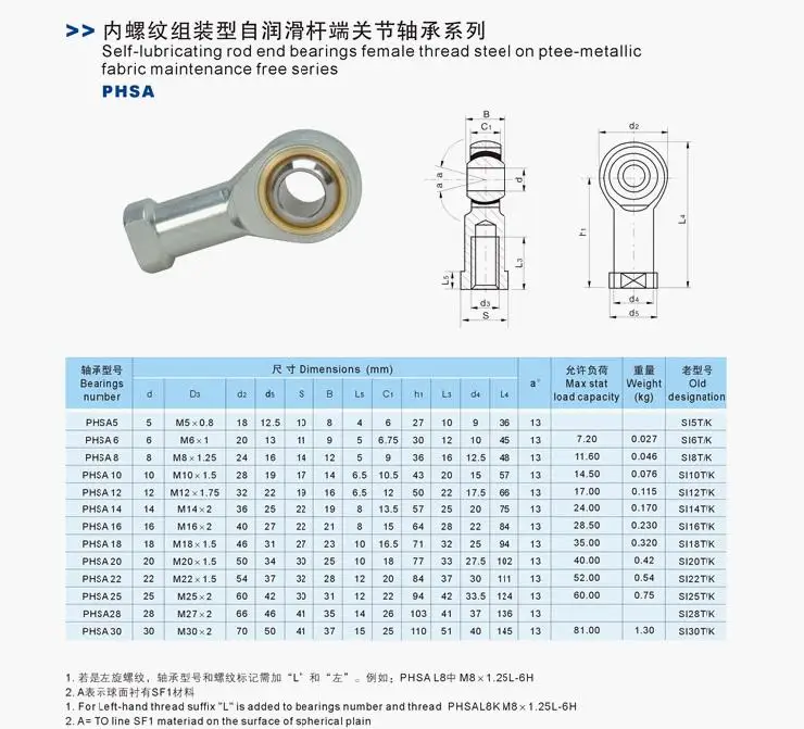 1PCS 6mm Female SI6T/K PHSA6 Right Hand Ball Joint Metric Threaded Rod End Bearing SI6TK For rod | Обустройство дома