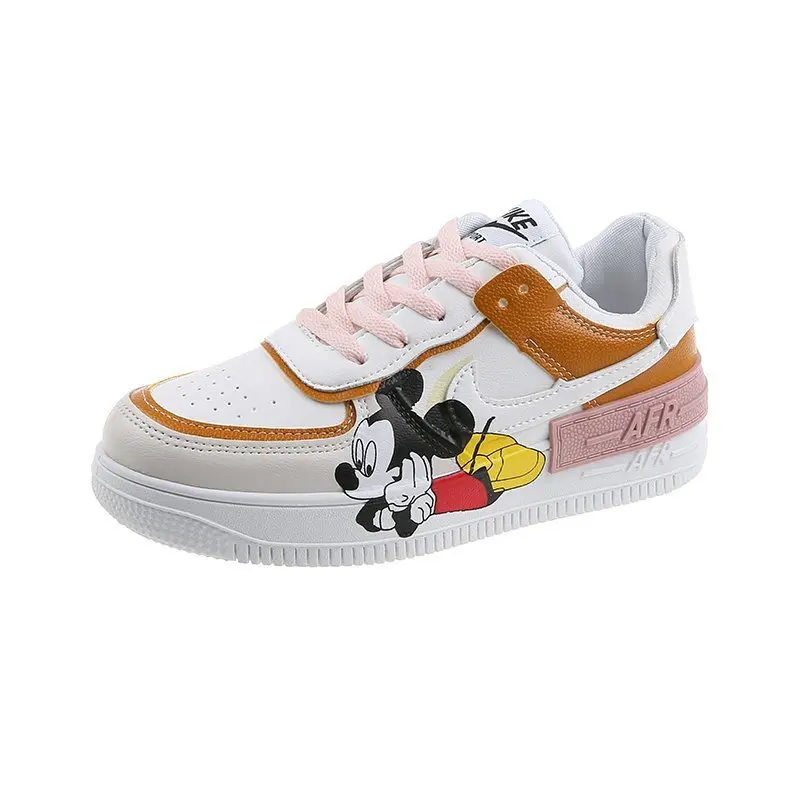 Детские Нескользящие кроссовки с мягкой подошвой и мультяшными героями Диснея
