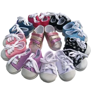 7 см реальная обувь подходит для детской куклы 43 см 18 дюймов Кукла спортивные кроссовки обувь