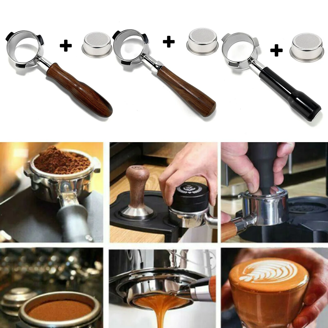 

54mm Coffee Bottomless Portafilter For Breville 870/878/880 Filter Replacement Kitchen Dining Bar Accessory