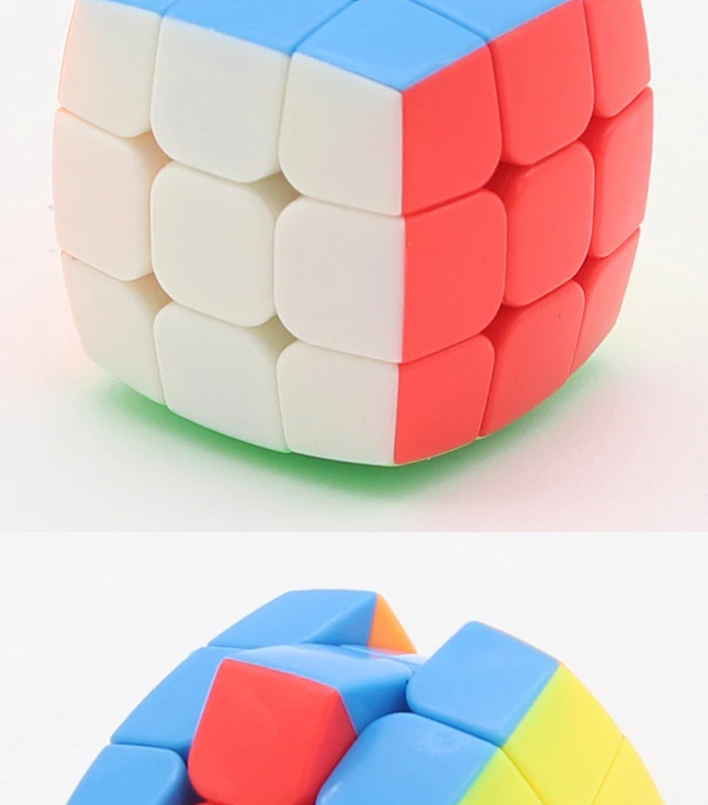 Кубики 3x3x3 хлеба cubo третьего порядка cubo Гладкий сплошной цвет мини карманный куб Волшебные повседневные надувные игрушки gxwj