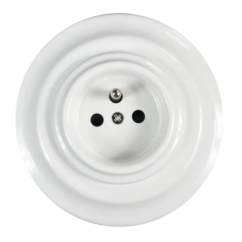 Nivelado da Parede do Estilo Francês da Porcelana o Soquete Bonde Montado Oulet 240v 16a