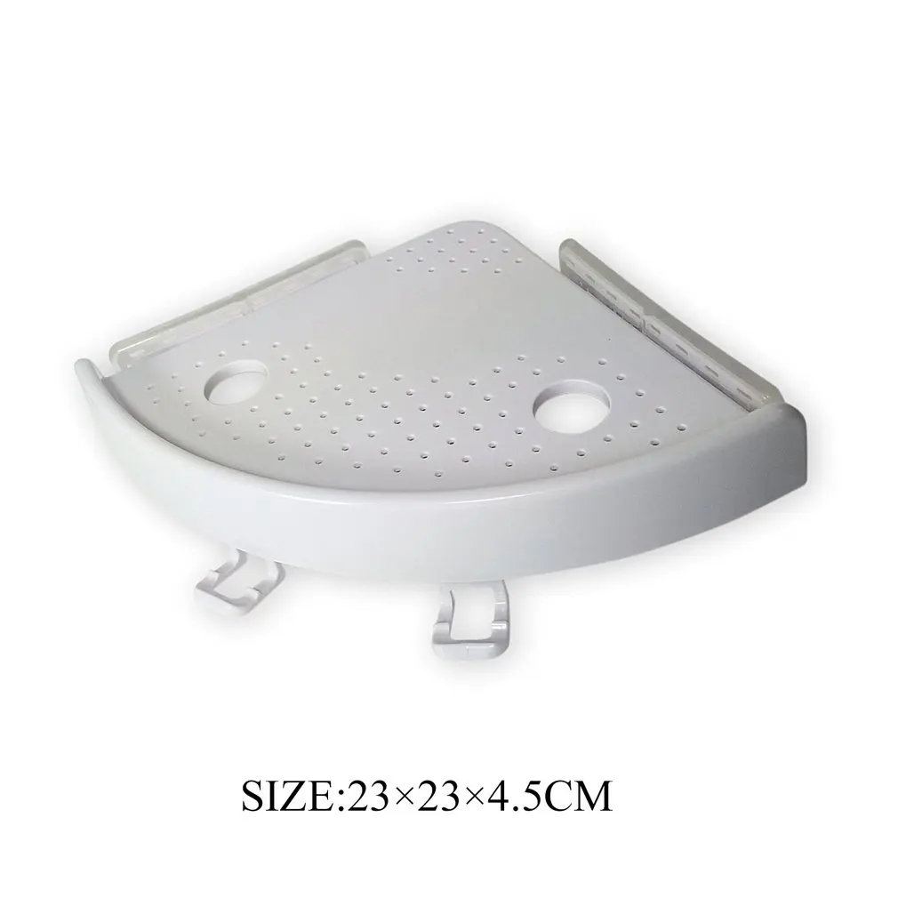 

Kitchen Bathroom Wall Corner Shelf Strong Suction Triangle Storage Shelves Rack Toothpaste Corner Triangle Shelf