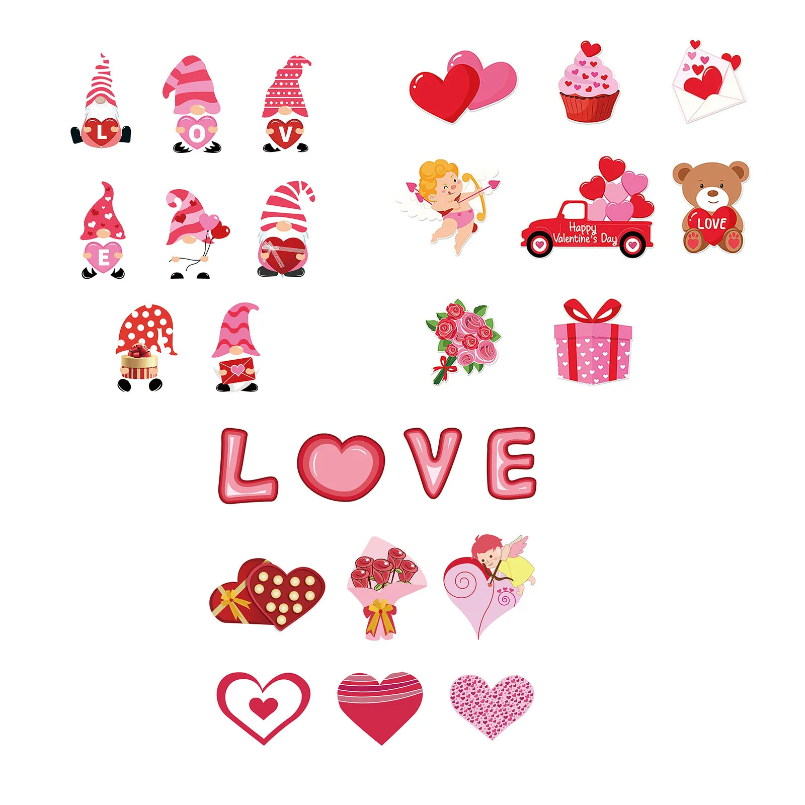 

8/10 шт., знаки на День святого Валентина