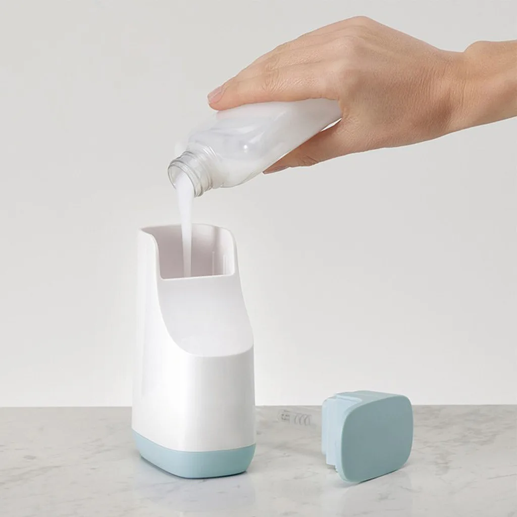 

Foam Liquid Bathroom Kitchen Hand Dispenser Suction Cup Soap Dispenser Wall Mounted ABS Waterproof Soap Box