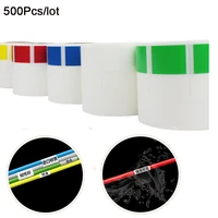 500pcs wrap around self adhesivelabel wire ethernet network electrical cable labels cord tag marker print stickers organizer