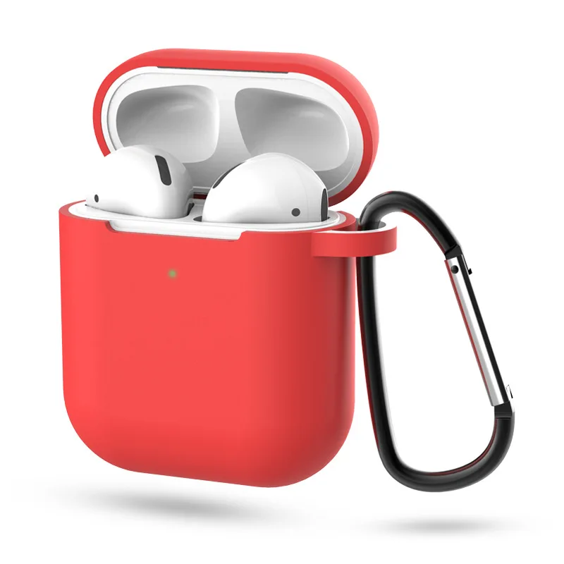 Обновленные Силиконовые чехлы Airpods для Airpods1 2 го защитного покрытия freebuds 3 чехол