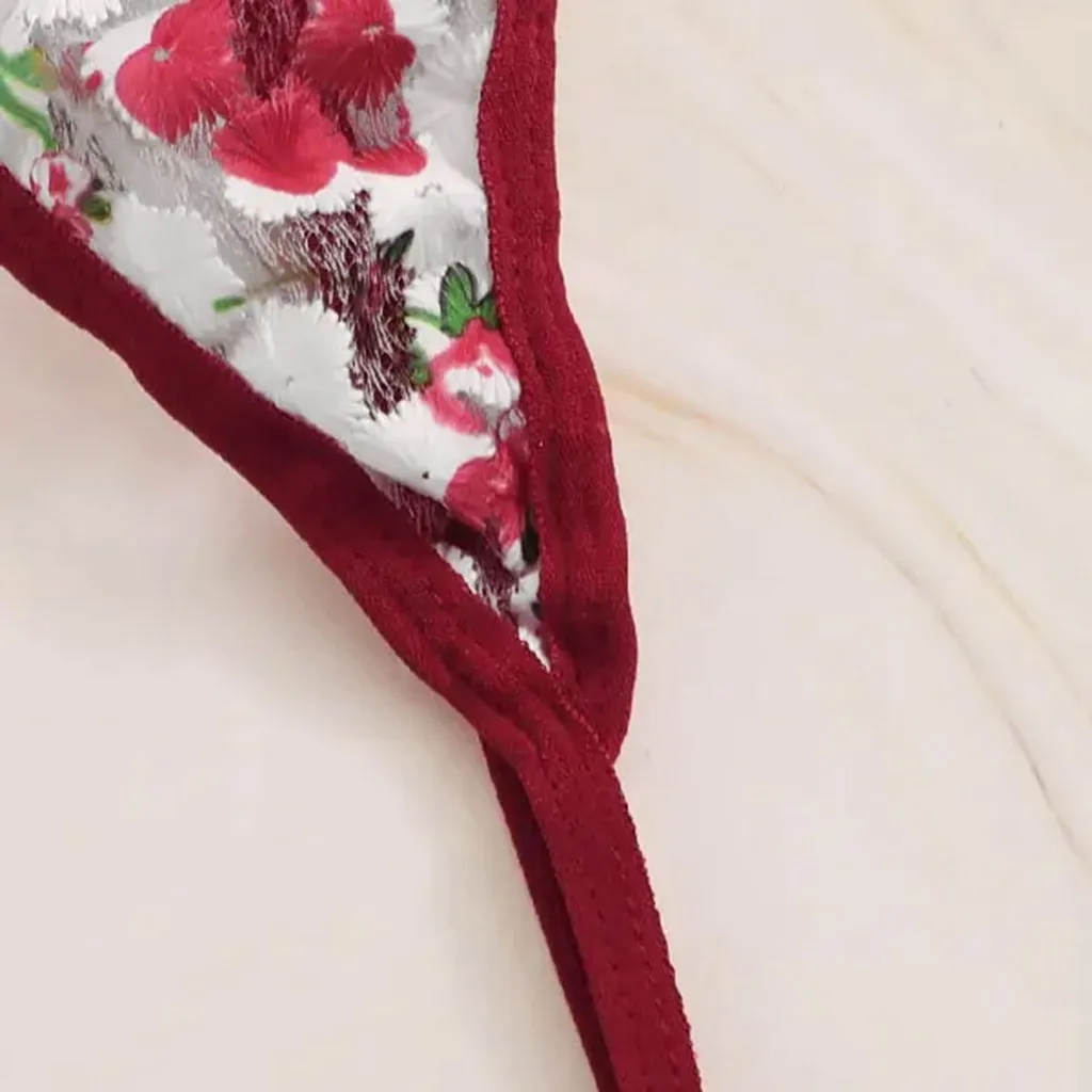 Комплект женского кружевного нижнего белья с цветочной вышивкой 2019 женское