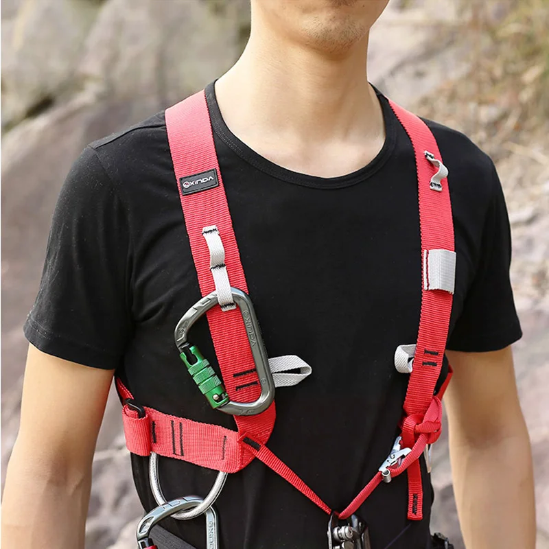 XINDA Camping Ascending Decive плечевые пояса Регулируемый SRT нагрудный ремень безопасности жгуты скалолазание Безопасность Защита выживания