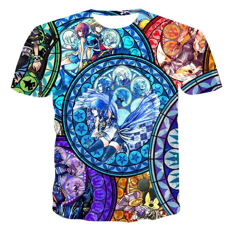 

2020 New 3d Summer T -Shirt Abstract Men 'S Woman Anime Print T -Shirt Men 'S T -Shirt Street Wear Xxs -6xl