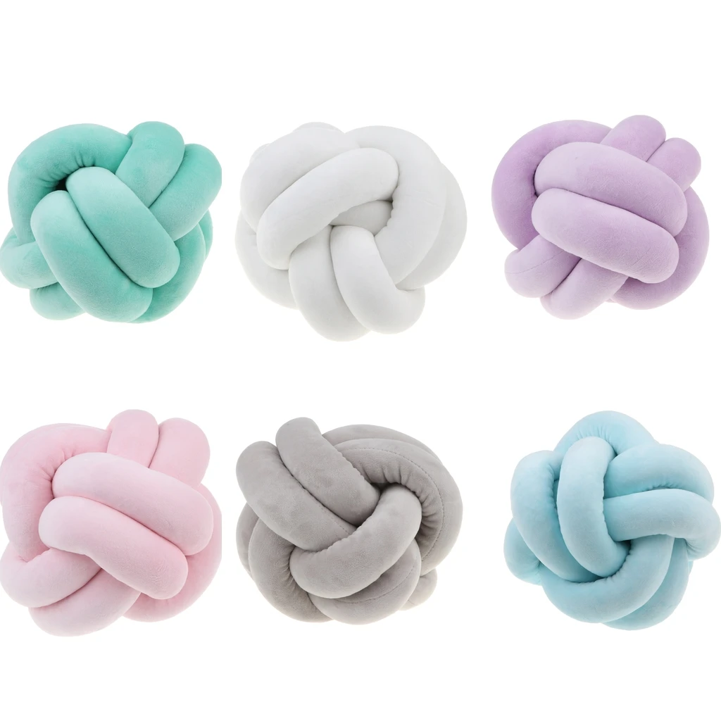 Узелковая Подушка Мягкая Плюшевая детская игрушка подголовник спящий