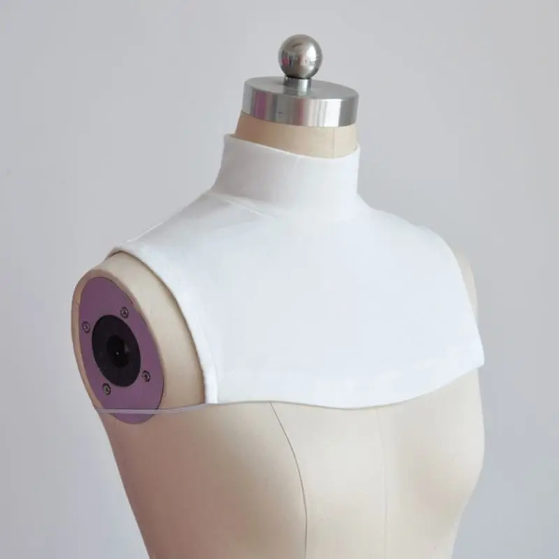 Унисекс вязаный Поддельный Воротник исламский хиджаб расширение шеи грудь