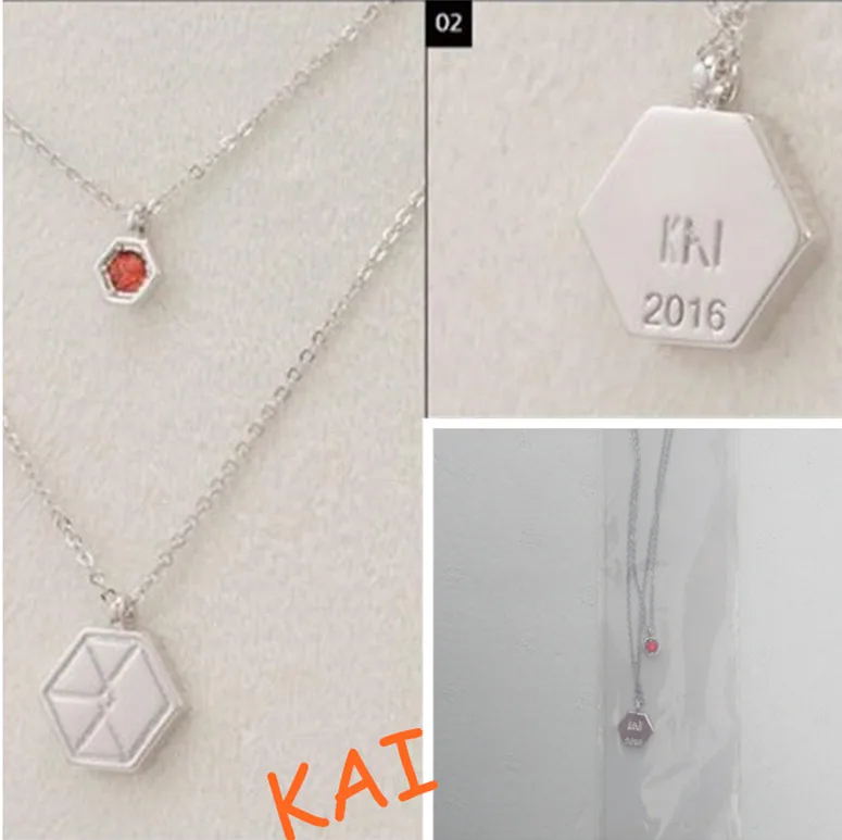 Ожерелья и кулоны Exo-m Exo-k ожерелье Baek Hyun Чан Ёль Xiumin Kpop подвеска украшения подарки