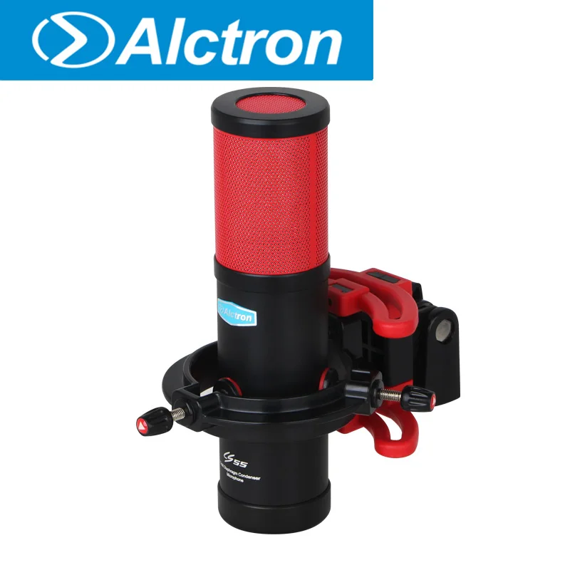 Большой диафрагменный конденсаторный микрофон Alctron CS55 для записи используемый в