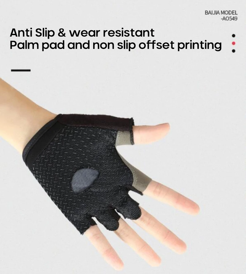 

New 7 Colors Cycling Gloves Anti-sweat Men Women Half Finger Gloves Breathable Anti-shock Sports Gloves Bicycle Glove Wholesale