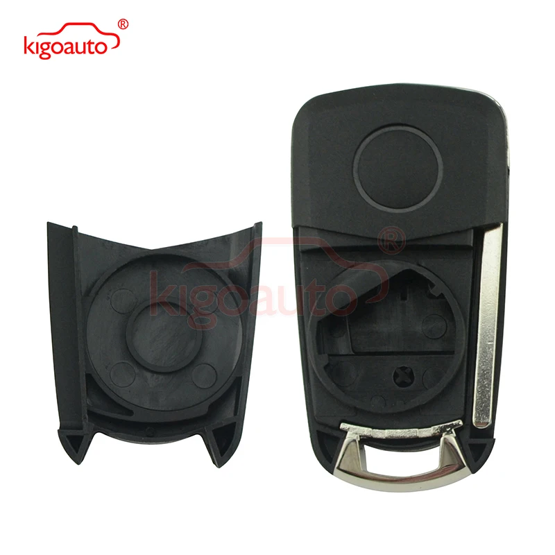 Откидной чехол для ключей HU100 для Opel Vauxhall Astra H Corsa D Vectra C Zafira складной чехол для дистанционного ключа с 2 кнопками kigoauto
