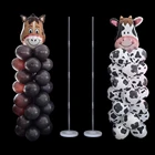 Подставка-держатель для воздушных шаров, 1 комплект, Набор наклеек, стенд Арка воздушные шарики в виде животных для детей, день рождения, детский душ, украшения