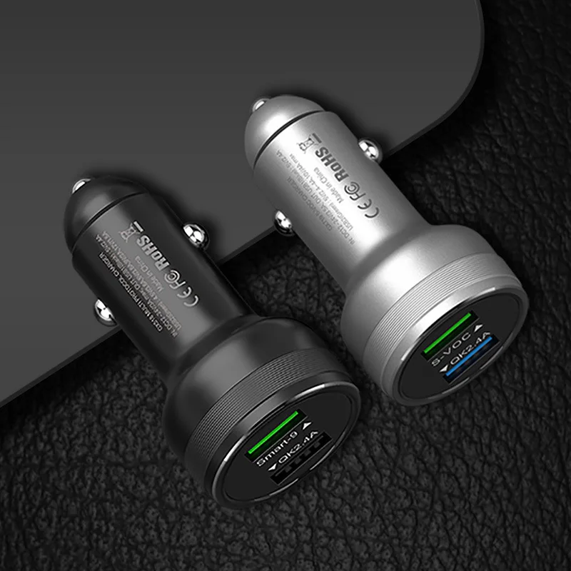 Автомобильное зарядное устройство SIKAI 40 Вт двойное QC 3 0 для Oneplus 7 pro Oppo 17 Reno Super Vooc