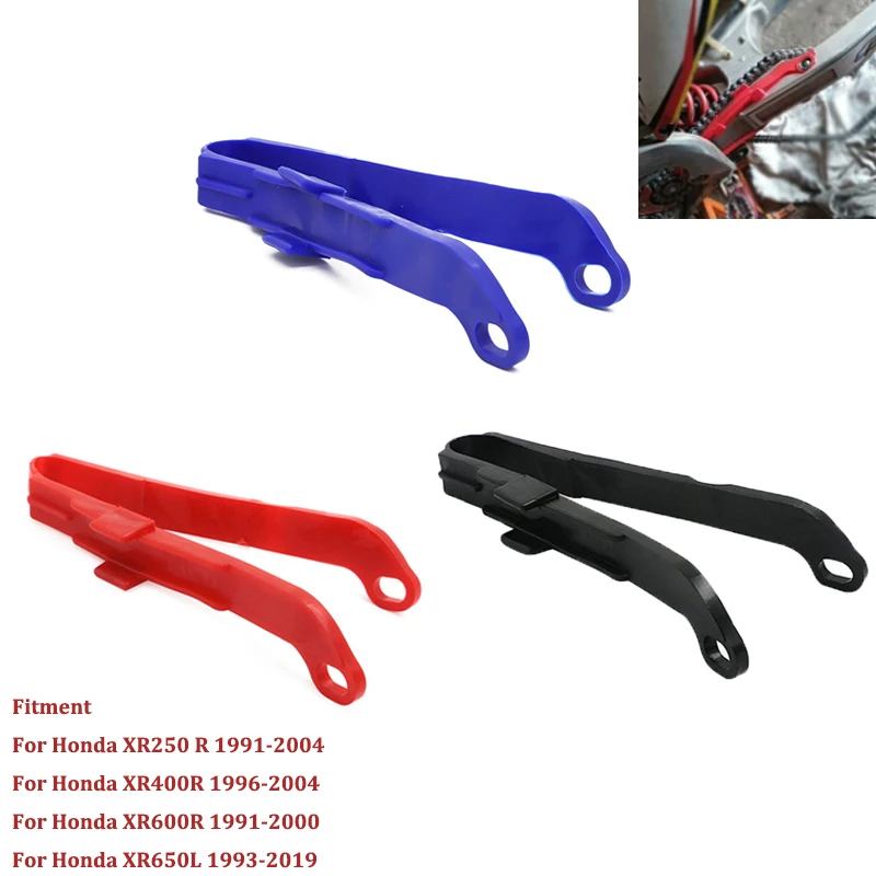 For Honda XR250R XR400R XR600R XR650L Guide Chain Glue Slider Friction Cover Swingarm Protector XR 250 400 600 R XR 650L