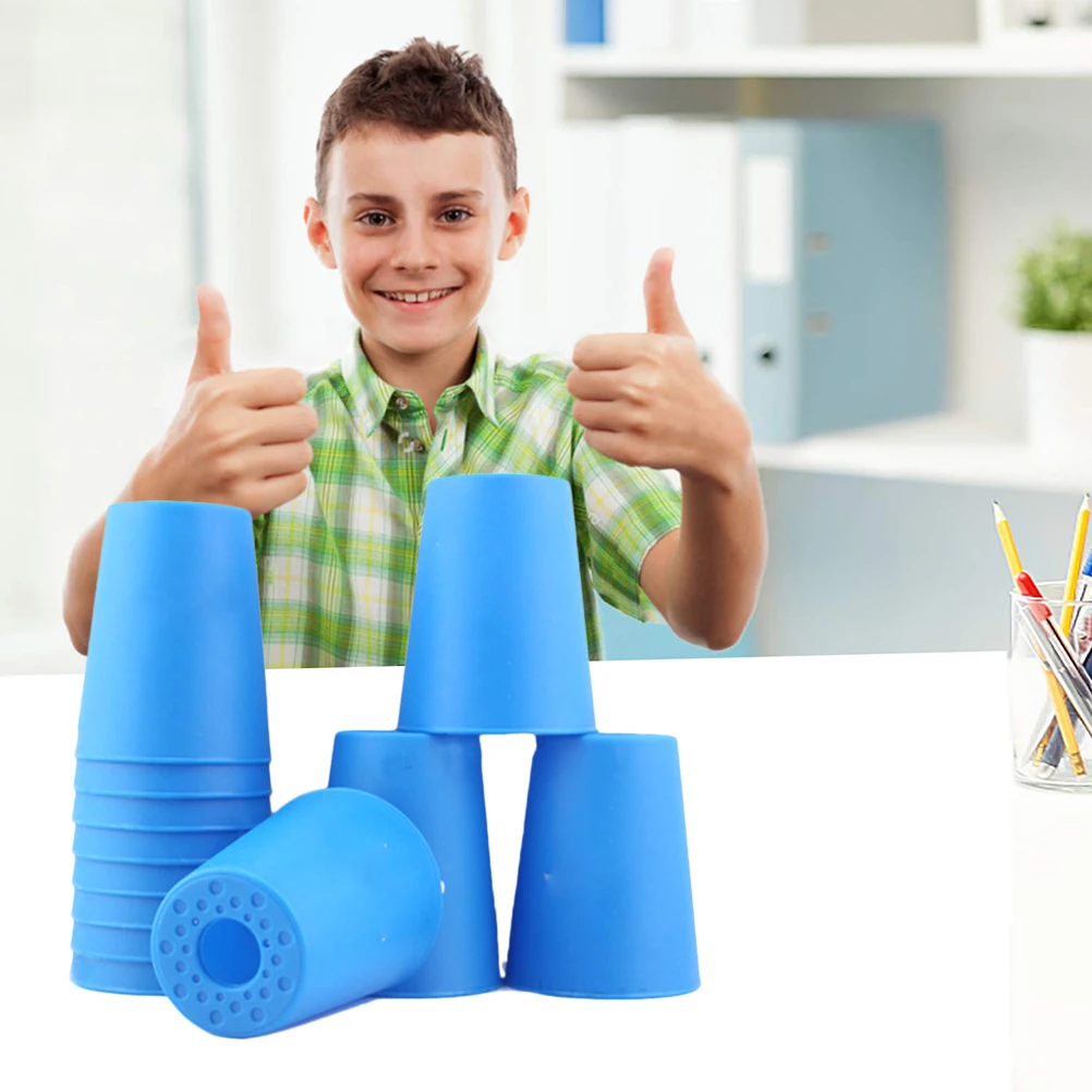 12 шт./компл. складные игрушки чашки сделай сам искусство мини стек чашка быстрая