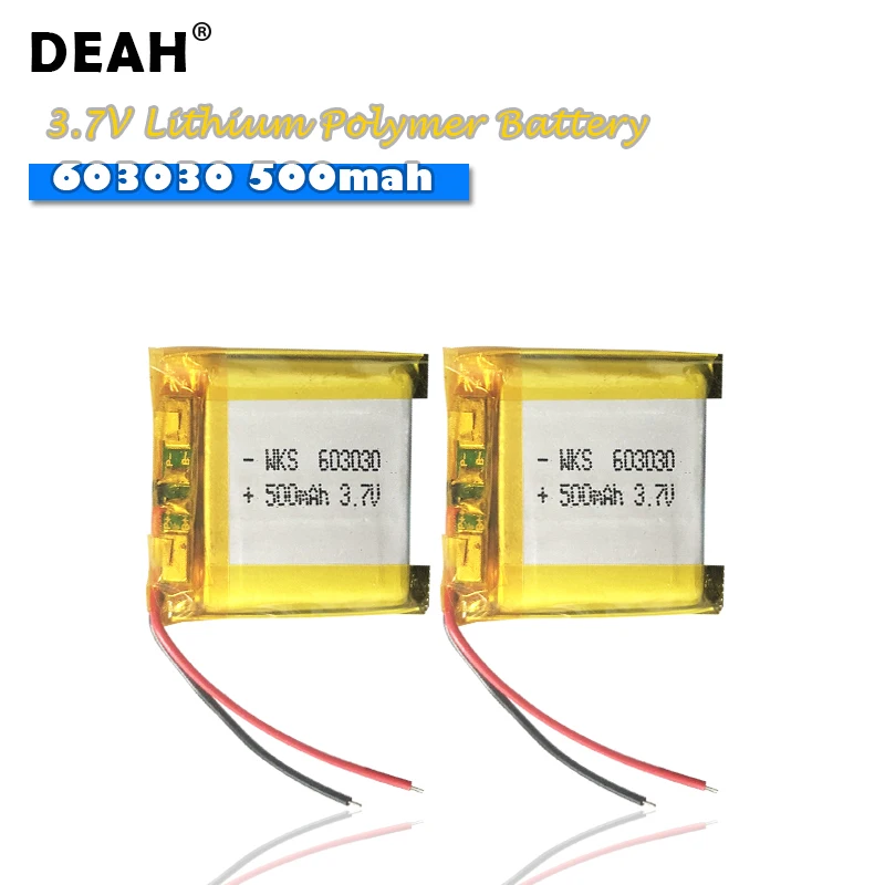 5 20 шт 3 7 V Lipo cells 603030 500mah литиевая полимерная аккумуляторная батарея для MP3 GPS