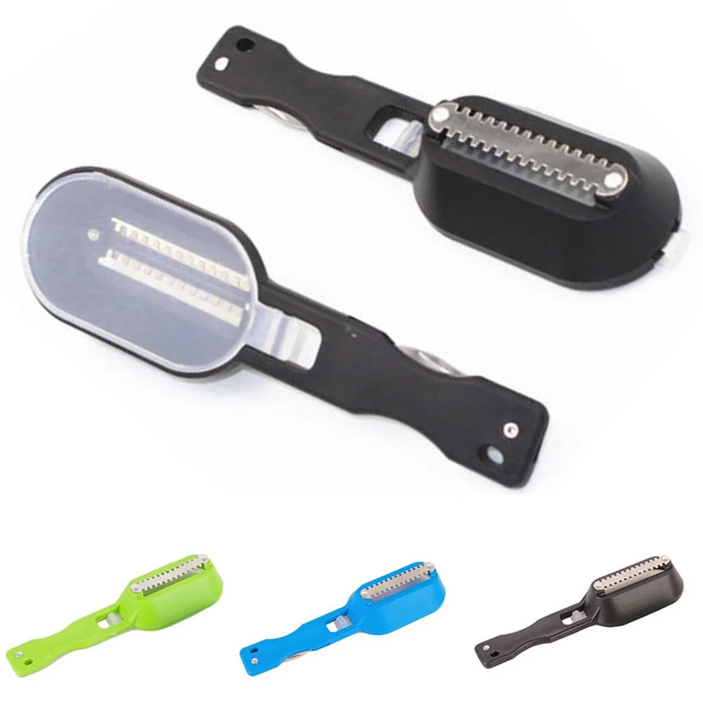 

Practical Fish Scaler Clam Opener Fast Remove Fish Scale Scraper Planer Tool Kitchen Cooking Accessories