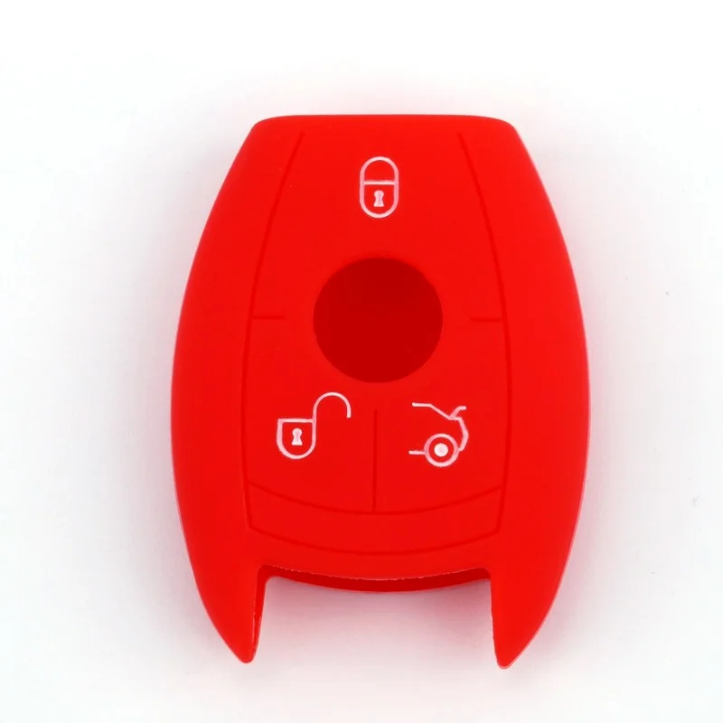 

3 Button Silicone Key Remote Holder Case Fob Cover Fit for Mercedes Benz C CL CLK E G GL M S SLK Class W203 W204 W210 W211