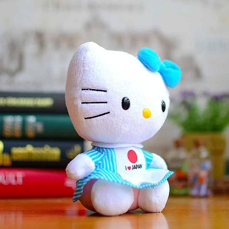Бант Hello Rainbow, хлопковые конфеты, плюшевые игрушки, милые куклы Kawaii, котенок, кот, Детские милые Мультяшные мягкие животные, подарки для девочек