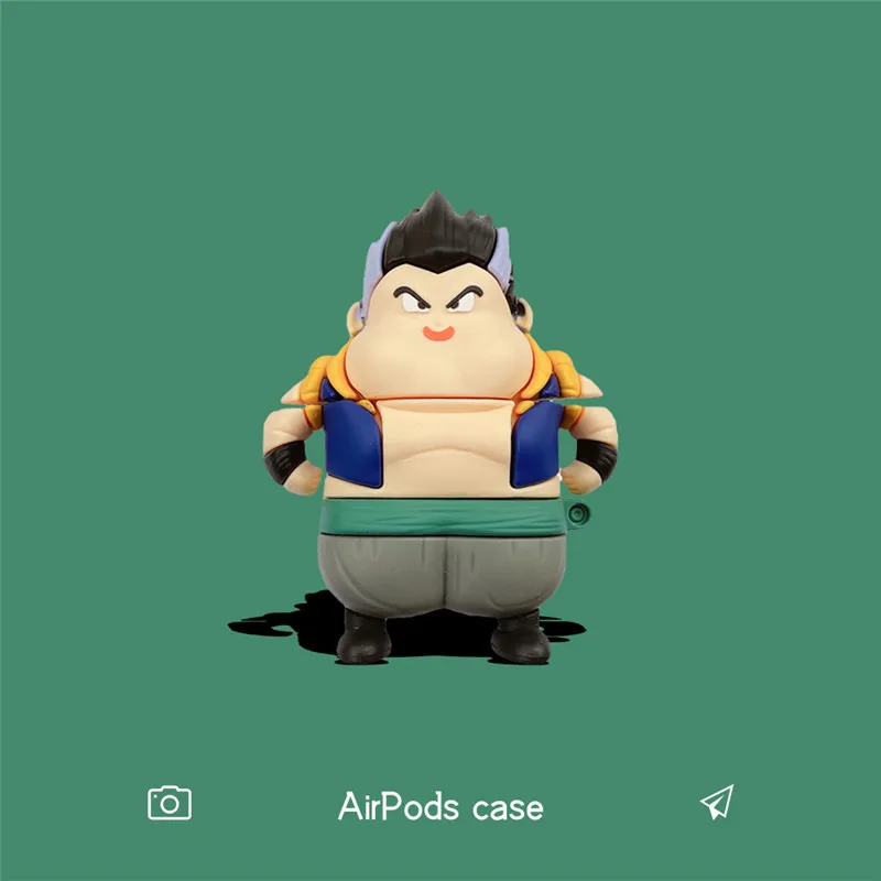Силиконовый чехол для наушников 3D Dragon Ball Gotenks для Airpod 2 от Bandai Anime Figure для Airpods Pro.