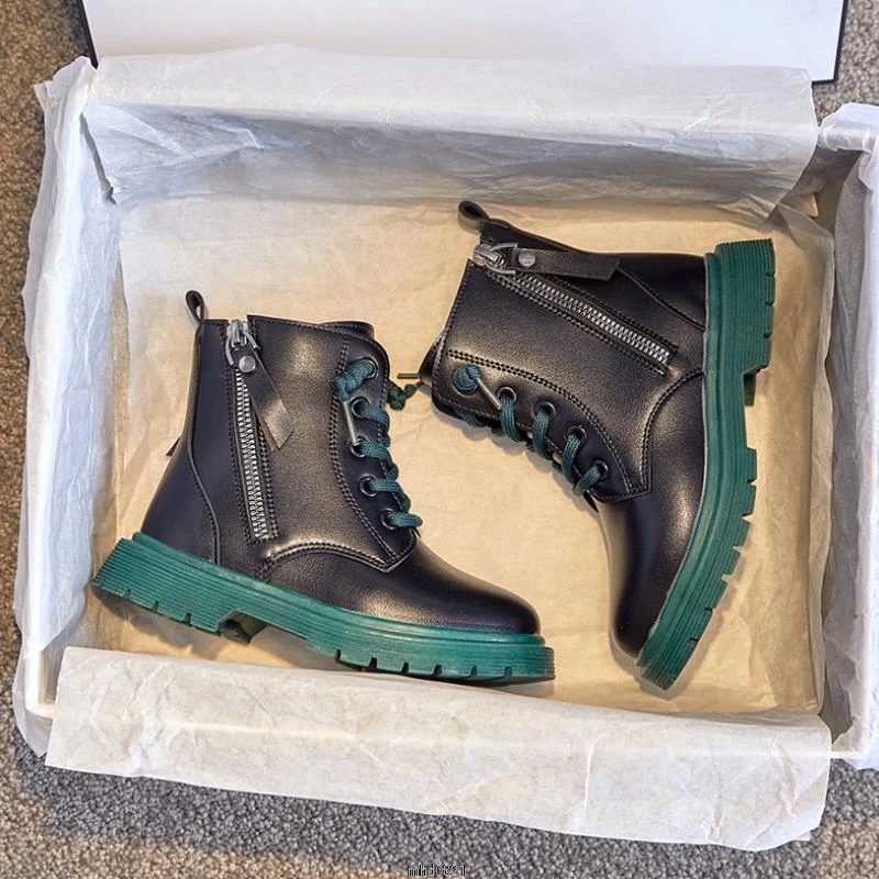 Детские Ботинки Martin осенние ботинки для девочек водонепроницаемые из