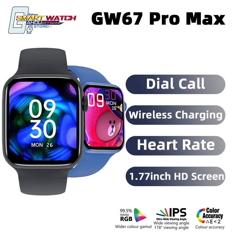 

2022 IWO Smart Watch Women GW67 Pro Max WearFit Pro Wireless Charging NFC Dial Call 45mm For Men Smart Watches PK X6 X7 X8 Max