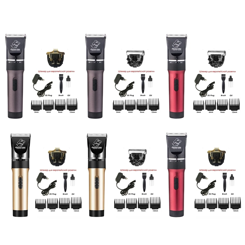 

Pet Electrical Clipper Professional Grooming Kit Rechargeable Pet Cat Dog Hair Trimmer Shaver Set Animals Hair Cutting Machine