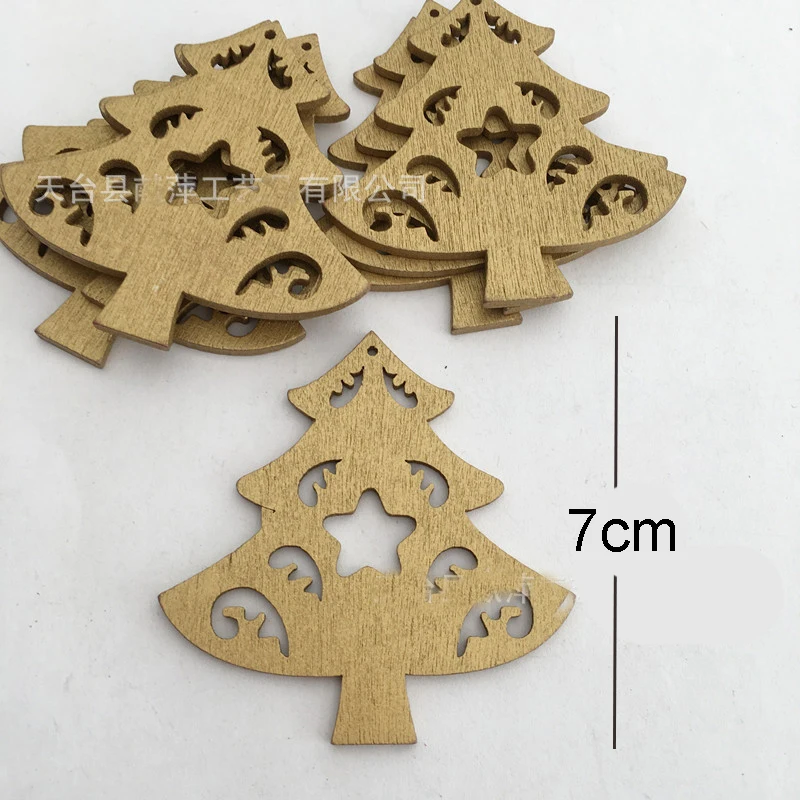 14 видов стилей для украшения рождественской елки 1 шт. деревянные креативные