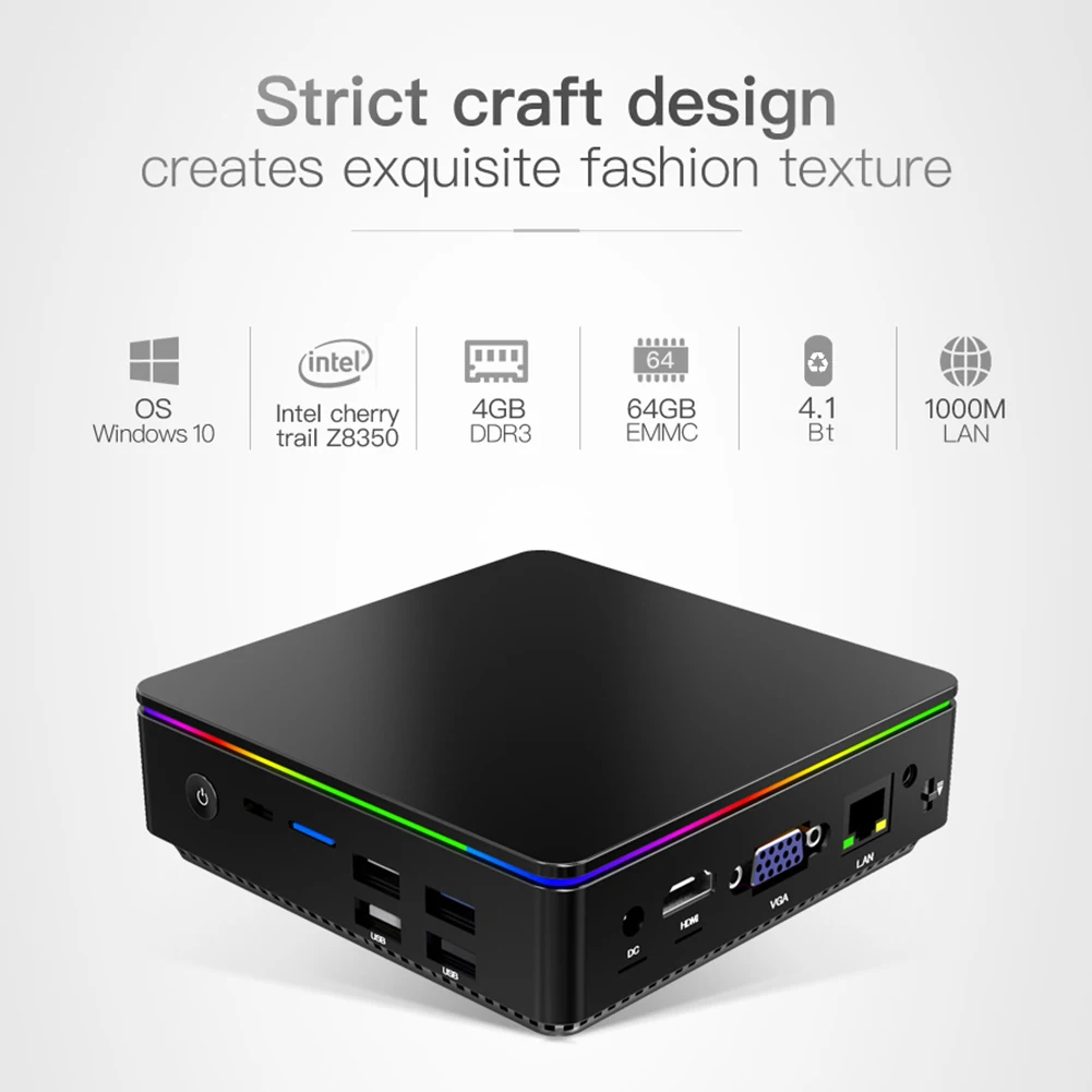 Мини ПК T95 P1 Windows 10 Cherry Trail Z8350 4 ядра Гб ОЗУ 64 ПЗУ 2 ГГц|Мини ПК| |