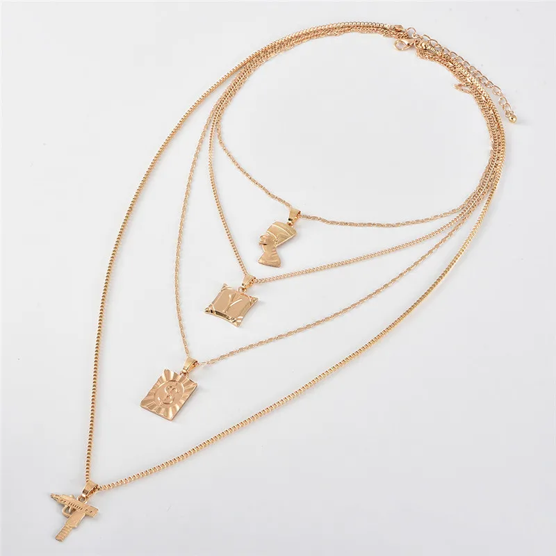 Женское ожерелье с подвеской в виде креста | Украшения и аксессуары