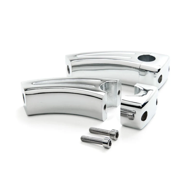 3 5 &quotхром Мотоцикл крейсер руль откатные стояки 7/8&quot мото велосипед для Honda Harley