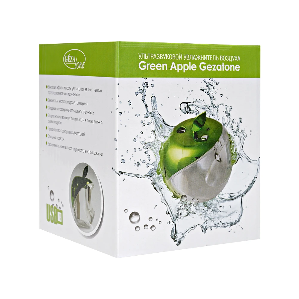 Настольный увлажнитель воздуха Gezatone Green Apple AN-515 для поддержания комфортного