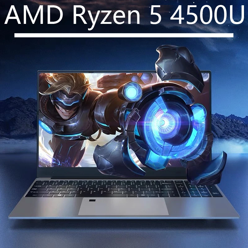15.6 Inch AMD Ryzen 5 4500U amd ryzen Gaming laptops notebook Computer cheap laptops portable gamer AMD RX Vega8CU 3500U 2500U