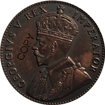 Кипр 1926 1/4 копия пиастрских монет 21 мм |