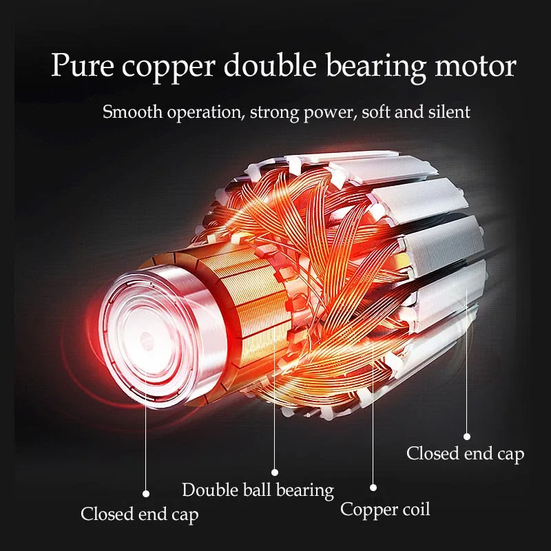 

4inch 220V Silent Inline Duct Fan Hydroponic Exhaust Air Extractor Blower for Home Bathroom Vent Grow Powerful Ventilation