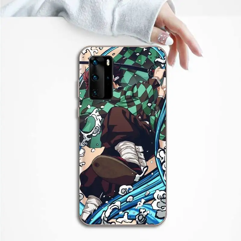 

Anime Demon Slayer Comics Phone Case Transparent for Huawei P honor 8 10i 20 30 40 smart 2019