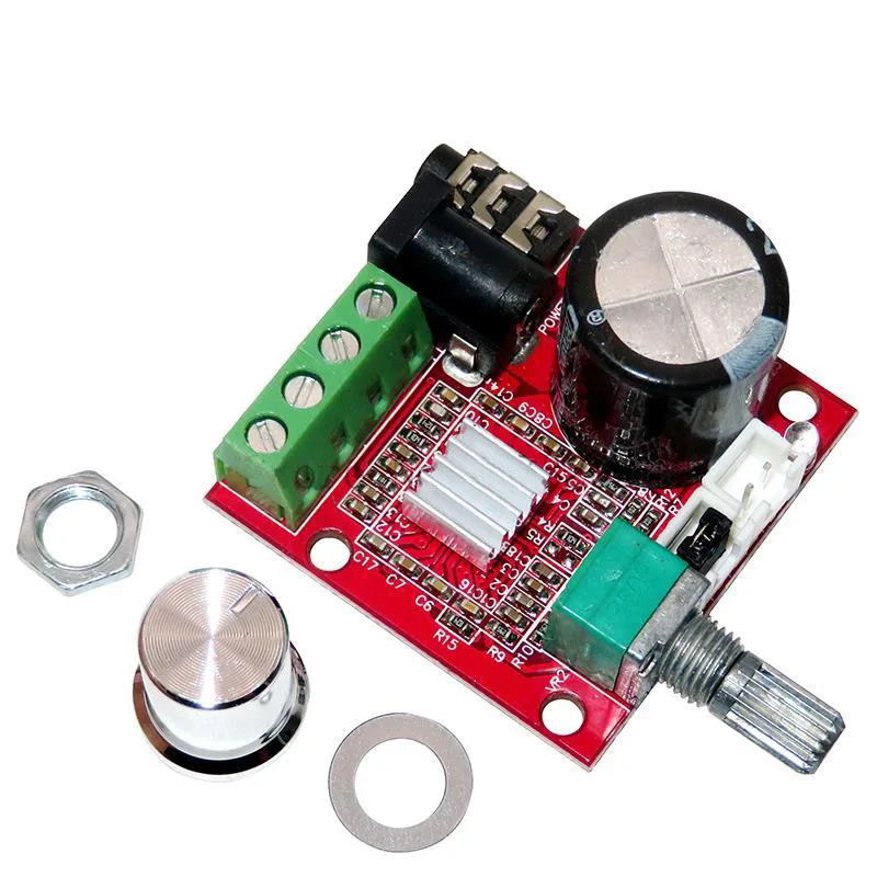12 В Mini Hi-Fi PAM8610 аудио стерео усилитель платы 2X10W двухканальный D Класс по самой