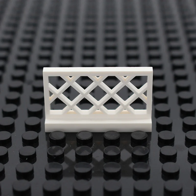 Конструктор Moc Fence 1X4X2 сделай сам из строительных блоков совместимых с сборными