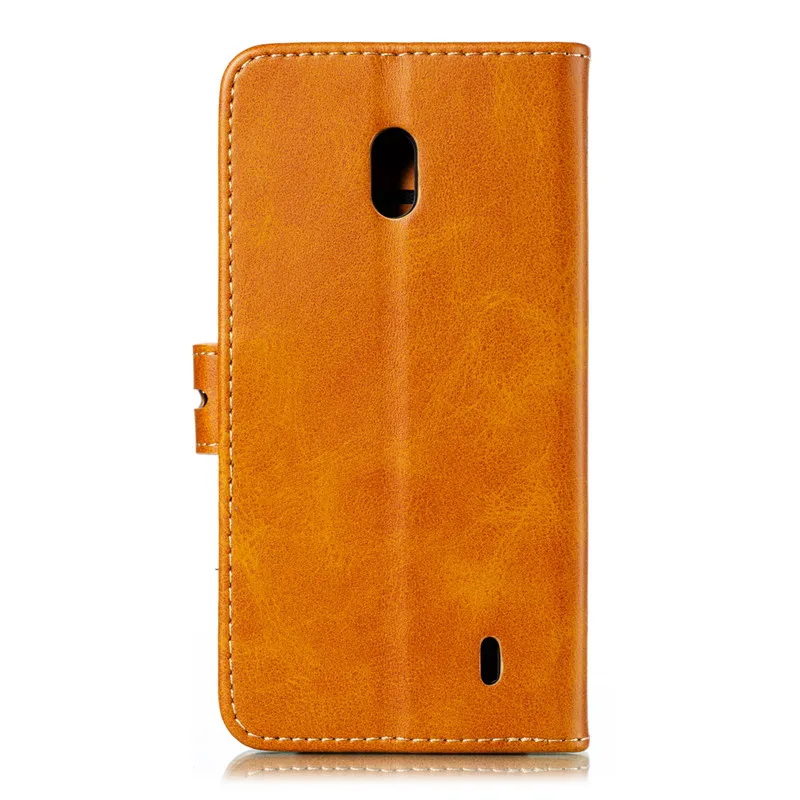 Чехол Кошелек Etui для Nokia 2 откидной деловой кожаный чехол с котом 3 4 6 7