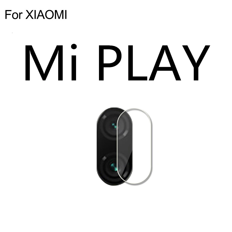 For Xiaomi Play Защитная пленка для задней камеры 25D для Xiao mi Red mi 6 Pro Note 5 6 Pro 7 Note7 Poco F1 для mi Play mi 8 A2 Lite Glas - Цвет: For Xiaomi Play